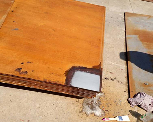 除銹處理前后對(duì)比